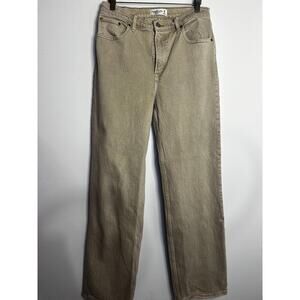 Abercrombie & Fitch 90s Relaxed High Rise Jeans Size 29/8L Tan color